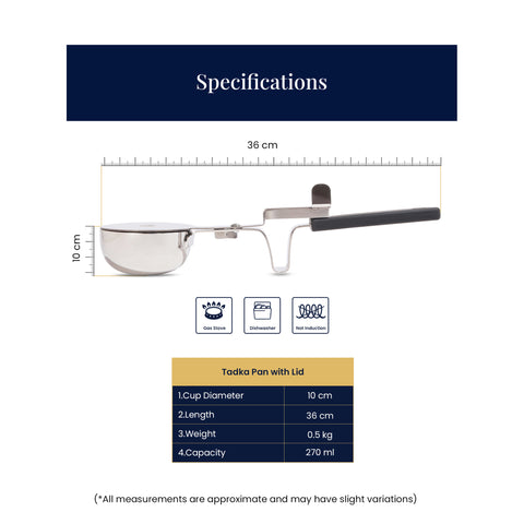 Tadka Pan with Lid