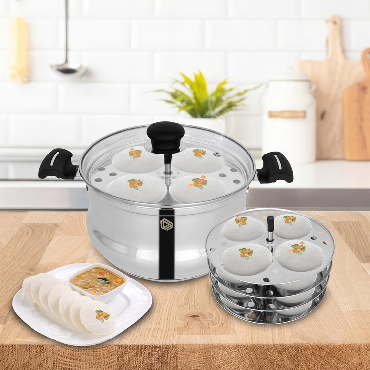 Curve Idly Cooker - 4 Plates