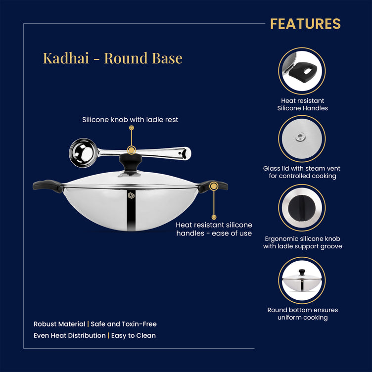 Kadhai Round Base
