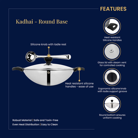 Kadhai Round Base