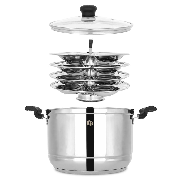 Prime Idly Cooker - 4 Plates