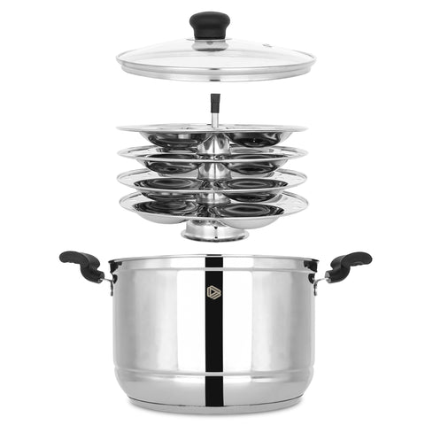 Prime Idly Cooker - 4 Plates